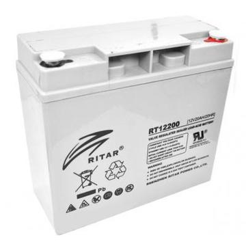 Акумуляторна батарея для ДБЖ Ritar AGM RT12200, 12V-20Ah (RT12200)