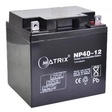 Акумуляторна батарея для ДБЖ Matrix 12V 40AH (NP40-12)