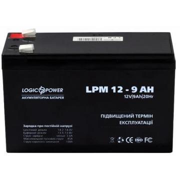 Акумуляторна батарея для ДБЖ LogicPower LPM 12В 9Ач (3866)