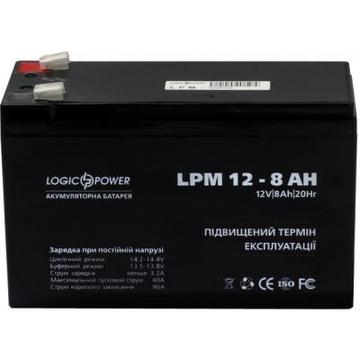 Аккумуляторная батарея для ИБП LogicPower LPM 12В 8Ач (3865)