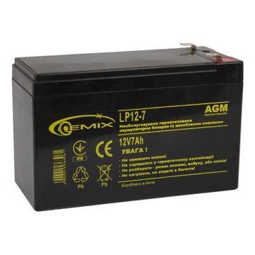 Акумуляторна батарея для ДБЖ Gemix GEMIX 12В 7 Ач (LP12-7)