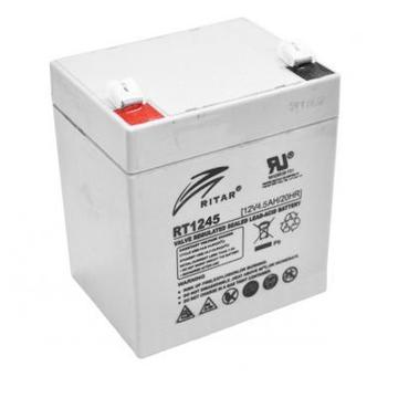 Акумуляторна батарея для ДБЖ Ritar AGM RT1245, 12V-4.5Ah (RT1245)