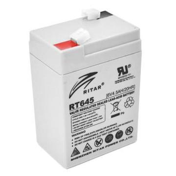 Акумуляторна батарея для ДБЖ Ritar AGM RT645, 6V-4.5Ah (RT645)