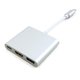 Док-станція EXTRADIGITAL USB Type-C to HDMI/USB 3.0/Type-C (0.15m) (KBH1691)