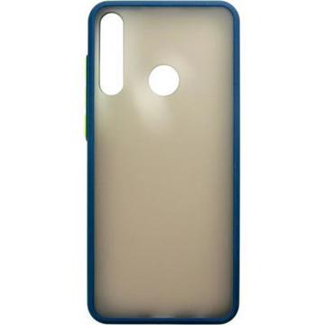 Чехол для смартфона DENGOS Matt Huawei Y6P, blue (DG-TPU-MATT-56) (DG-TPU-MATT-56)