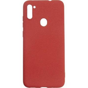 Чехол для смартфона DENGOS Carbon Samsung Galaxy M11, red (DG-TPU-CRBN-69)