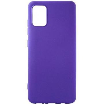 Чохол для смартфона DENGOS Carbon Samsung Galaxy A71, violet (DG-TPU-CRBN-53) (DG-TPU-CRBN-53)