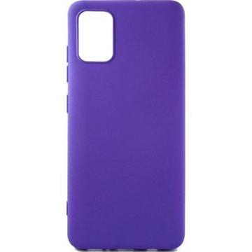 Чохол для смартфона DENGOS Carbon Samsung Galaxy A51, violet (DG-TPU-CRBN-51) (DG-TPU-CRBN-51)