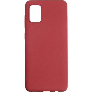 Чехол для смартфона DENGOS Carbon Samsung Galaxy A31, red (DG-TPU-CRBN-63) (DG-TPU-CRBN-63)