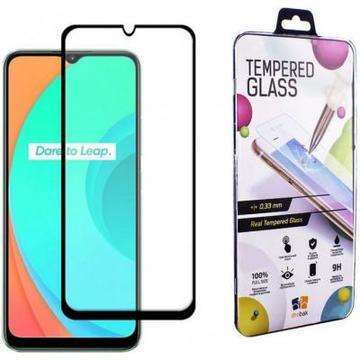 Захисне скло та плівка Drobak Realme C11 Full Cover Full Glue (Black) (222223) (222223)