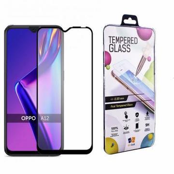 Захисне скло та плівка Drobak OPPO A12 Full Cover Full Glue (Black) (121296) (121296)