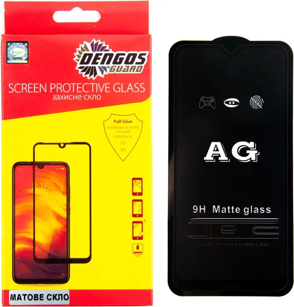 Защитное стекло DENGOS Full Glue Matte iPhone 7/8 (TGFG-MATT-01) (TGFG-MATT-01)