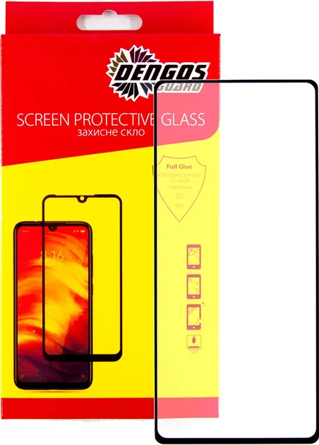 Захисне скло DENGOS Full Glue Samsung Galaxy S10 Lite (TGFG-128) (TGFG-128)