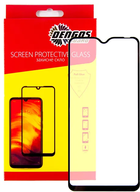 Захисне скло DENGOS Full Glue OPPO A12 (TGFG-138)