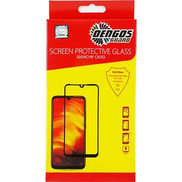 Захисне скло DENGOS Full Glue Samsung Galaxy A51 (black) (TGFG-99)