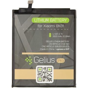 Аккумулятор для телефона Gelius Pro Xiaomi BN31 (Mi5x/A1) (2300 mAh) (73700)