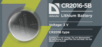 Батарейка CR2016 Defender blister 5 pcs
