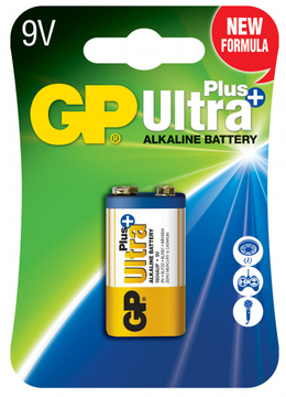 Батарейка GP 6LF22 9V Ultra Plus Alkaline Blister/1pcs