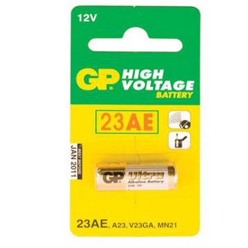 Аккумуляторная батарея для ИБП GP A23 12.0V Alkaline VA23GA для ПУ Blister/1pcs