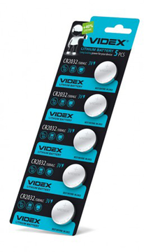 Батарейка Videx CR2032 Blister/5pcs