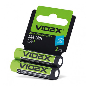 Батарейка Videx LR03/AAA Blister/2pcs