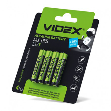 Батарейка Videx LR03/AAA Blister/4pcs