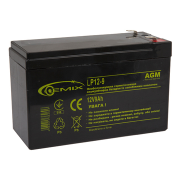 Акумуляторна батарея для ДБЖ Gemix 12V 9.0 A