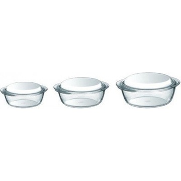 Каструля Pyrex ESSENTIALS набор кастрюль 3 пр (1.1л 1.6л 2.2л) (912S637)