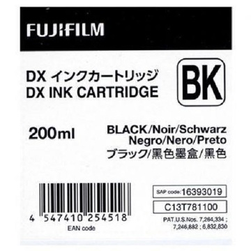 Струменевий картридж FUJI INKJET DX100 INK CARTRIDGE Black 200ML