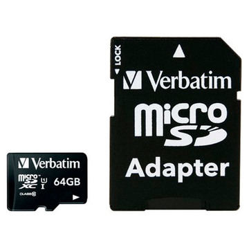 Карта памяти Verbatim CARD microSDXC 64Gb (44084)