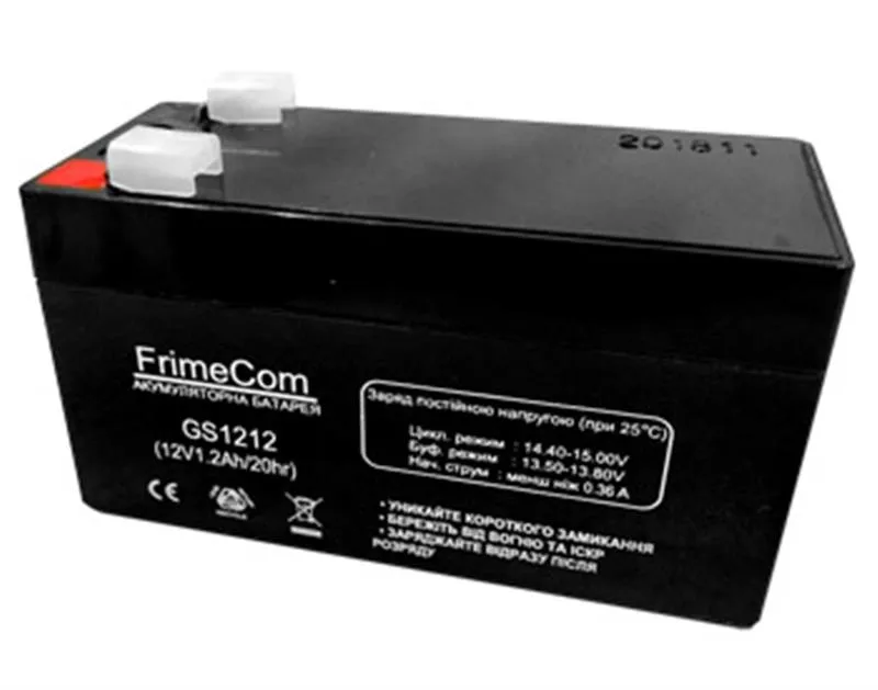 Акумуляторна батарея для ДБЖ FrimeCom 12V 1.2AH (GS1212) AGM