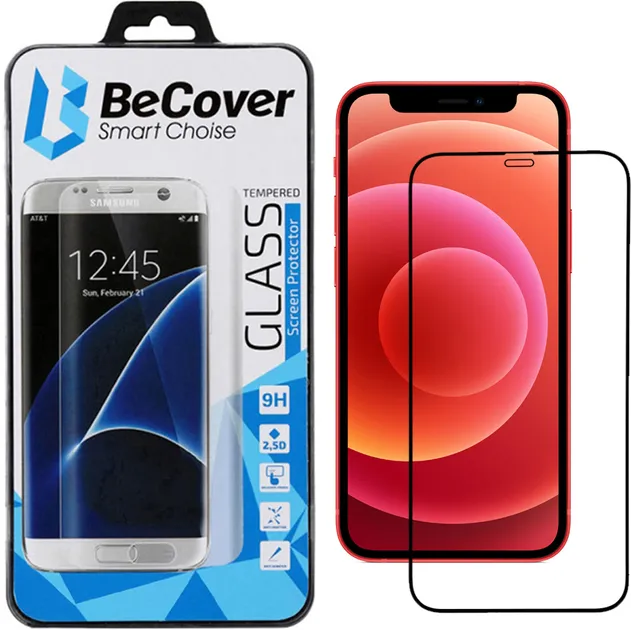 Захисне скло BeCover для Apple iPhone 12 Mini Black (705378)