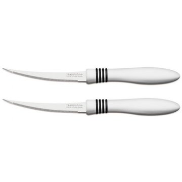 Кухонный нож Tramontina COR & COR ножей томатных 127 мм 2 шт. White ручка (23462/285)
