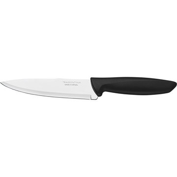 Кухонний ніж Tramontina PLENUS Black нож Chef 152мм -12шт коробка (23426/006)