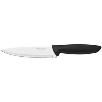 Шеф-ніж  Tramontina PLENUS Black нож Chef 178мм -12шт коробка (23426/007)