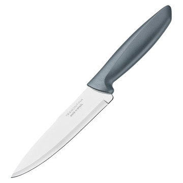 Кухонний ніж Tramontina PLENUS Grey нож Chef 178мм -12шт коробка (23426/067)