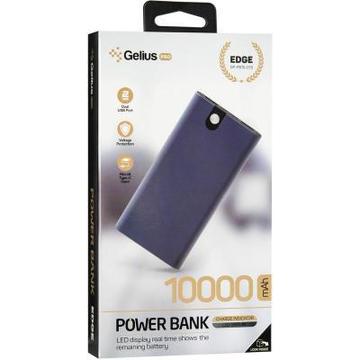 Зовнішній акумулятор Gelius Pro Edge GP-PB10-013 10000mAh Blue (00000078419)