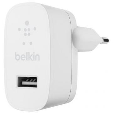 Зарядний пристрій Belkin (12W) USB-A 2.4A, white (WCA002VFWH)