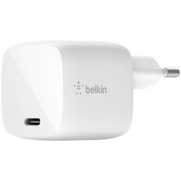 Зарядний пристрій Belkin GAN (30W) USB-С, white (WCH001VFWH)