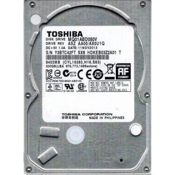 Жорсткий диск 500GB TOSHIBA (# MQ01ABD050V #)