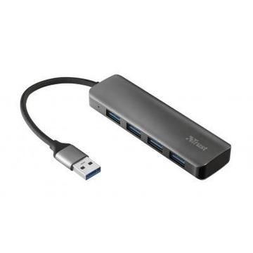 USB Хаб Trust Halyx 4-Port USB-A 3.2 ALUMINIUM (23327_TRUST)
