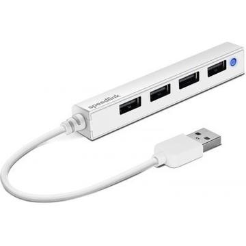 USB Хаб SpeedLink Snappy Slim White (SL-140000-WE)