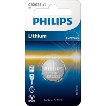 Батарейка PHILIPS CR2025 Lithium * 1 (CR2025/01B)