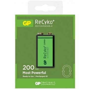 Аккумулятор для фото-видеотехники GP Крона ReCyko+ 200mAh (20R8HBE-U1)
