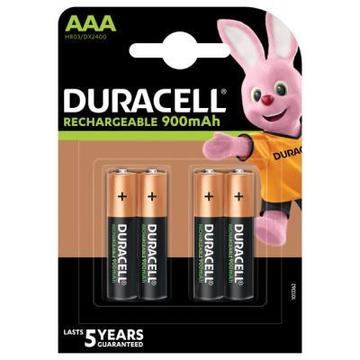 Акумулятор для фото-відеотехніки Duracell AAA HR03 900mAh * 4 (5005015)