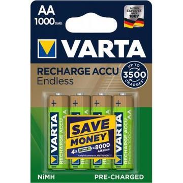 Аккумулятор для фото-видеотехники Varta AA Rechargeable Accu 1000mAh * 4 (56666101404)
