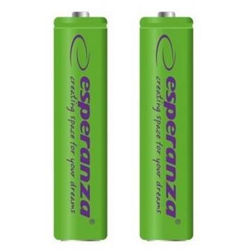 Акумулятор для фото-відеотехніки Esperanza AAA 1000mAh Ni-MH * 2 green (EZA101G)