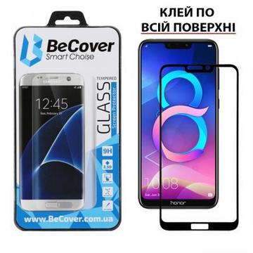 Захисне скло та плівка BeCover Honor 8c Black (703671)