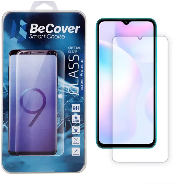 Захисне скло BeCover Xiaomi Redmi 9 Crystal Clear Glass (705113)