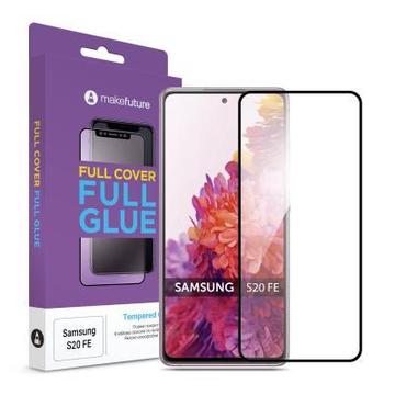 Защитное стекло и пленка  MakeFuture Samsung S20 FE Full Cover Full Glue (MGF-SS20FE)